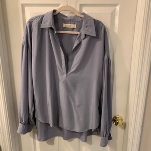 Light Cuffed and Collared Blouse